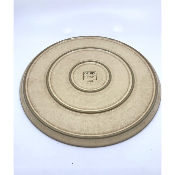Denby Luxor Large Round Cake Plate Serving Platter 12.5" Diameter Stoneware - Picture 4 of 9